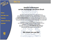 Tablet Screenshot of pinusdruck.de